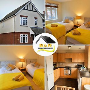 B And R Serviced Accommodation Amesbury, 3 Bedroom House With Free Parking, Super Fast Wi-Fi 145Mbs And 4K Smart Tv, Archer House Exterior photo