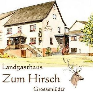 Hotel- Restaurant Zum Hirsch Grossenlueder Exterior photo