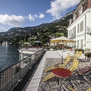 Hotel Terrasse Am See Vitznau Exterior photo