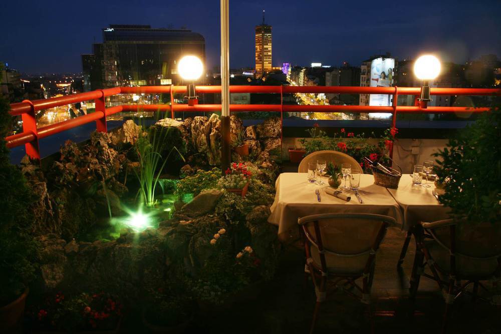 Hotel Slavija Lux Belgrado Restaurante foto