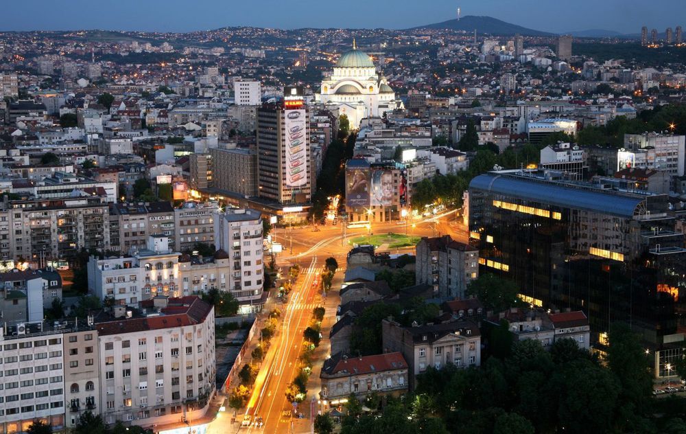 Hotel Slavija Lux Belgrado Exterior foto