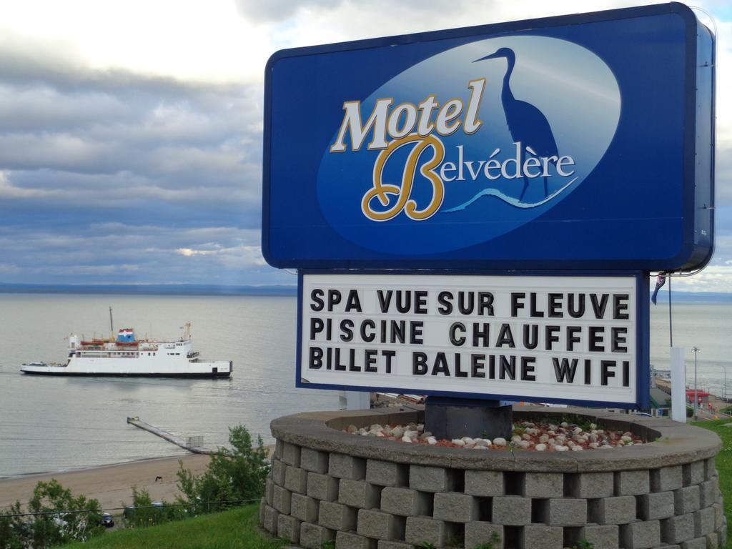 Motel Vue Belvedere Saint-Siméon Exterior foto