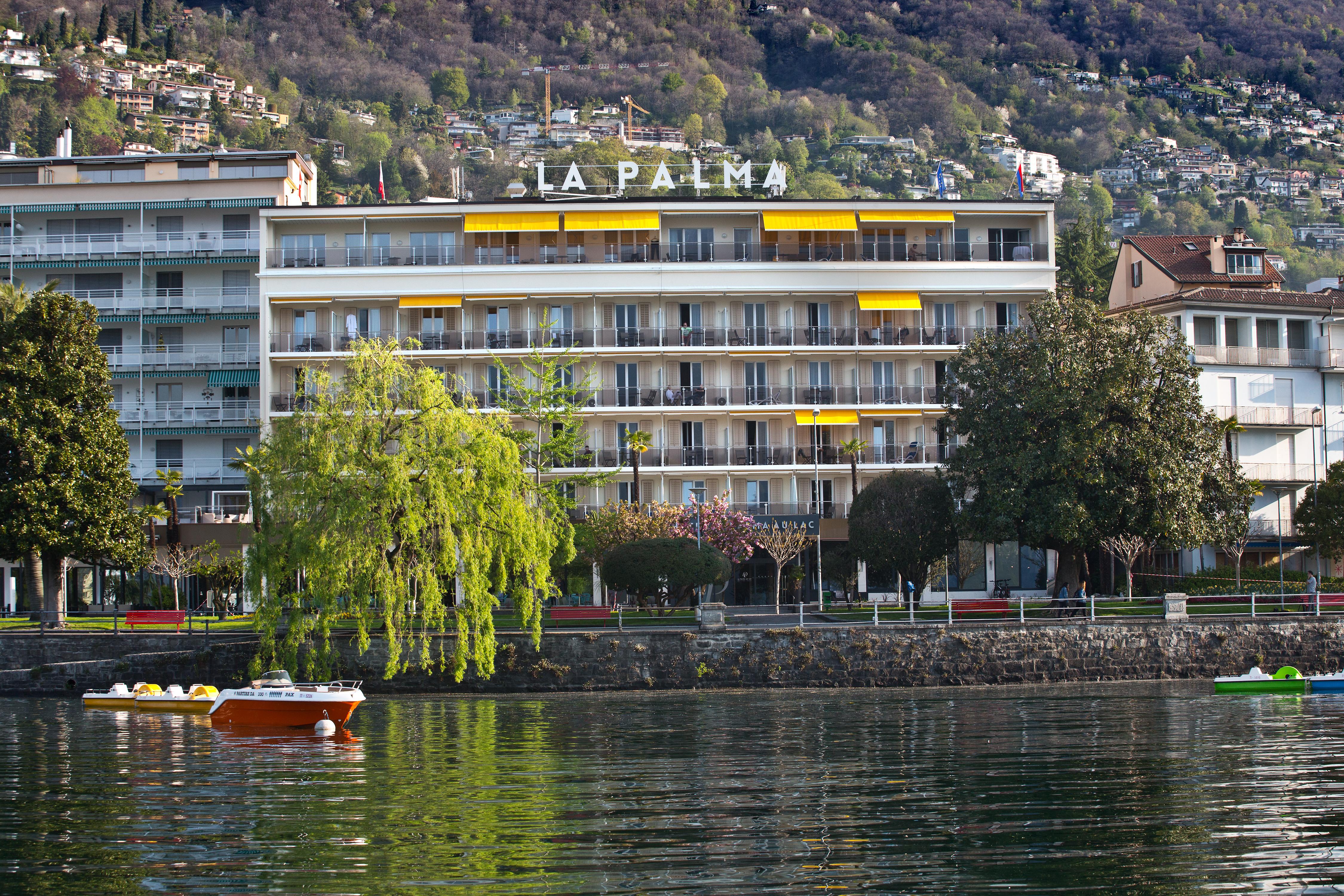 Hotel La Palma Au Lac Locarno Exterior foto