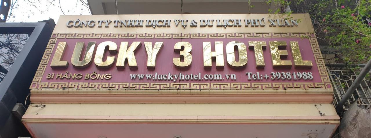 Lucky 3 Hotel & Travel Hanói Exterior foto