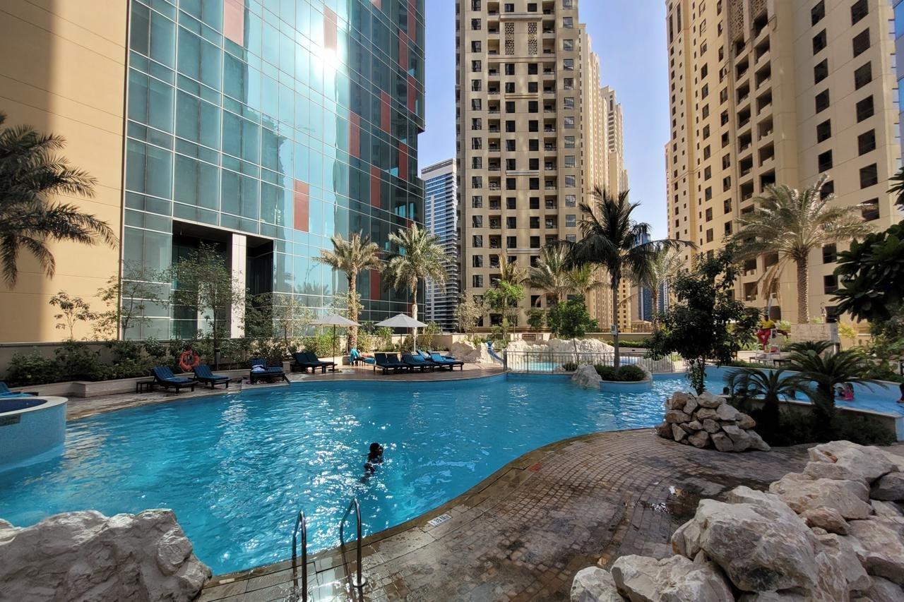 Blue Beach Tower The Walk Jbr Dubai Exterior foto