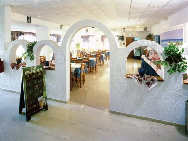 Kriamos Blue Hotel Faliraki Restaurante foto