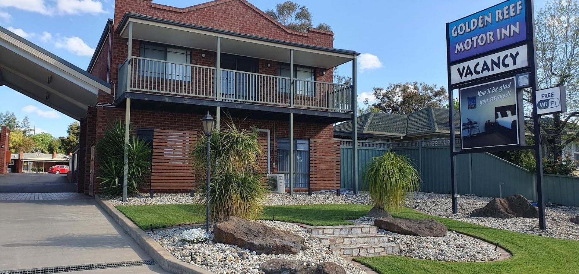 Golden Reef Motor Inn Bendigo Exterior foto