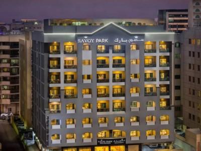 Savoy Park Hotel Apartments Dubai Exterior foto