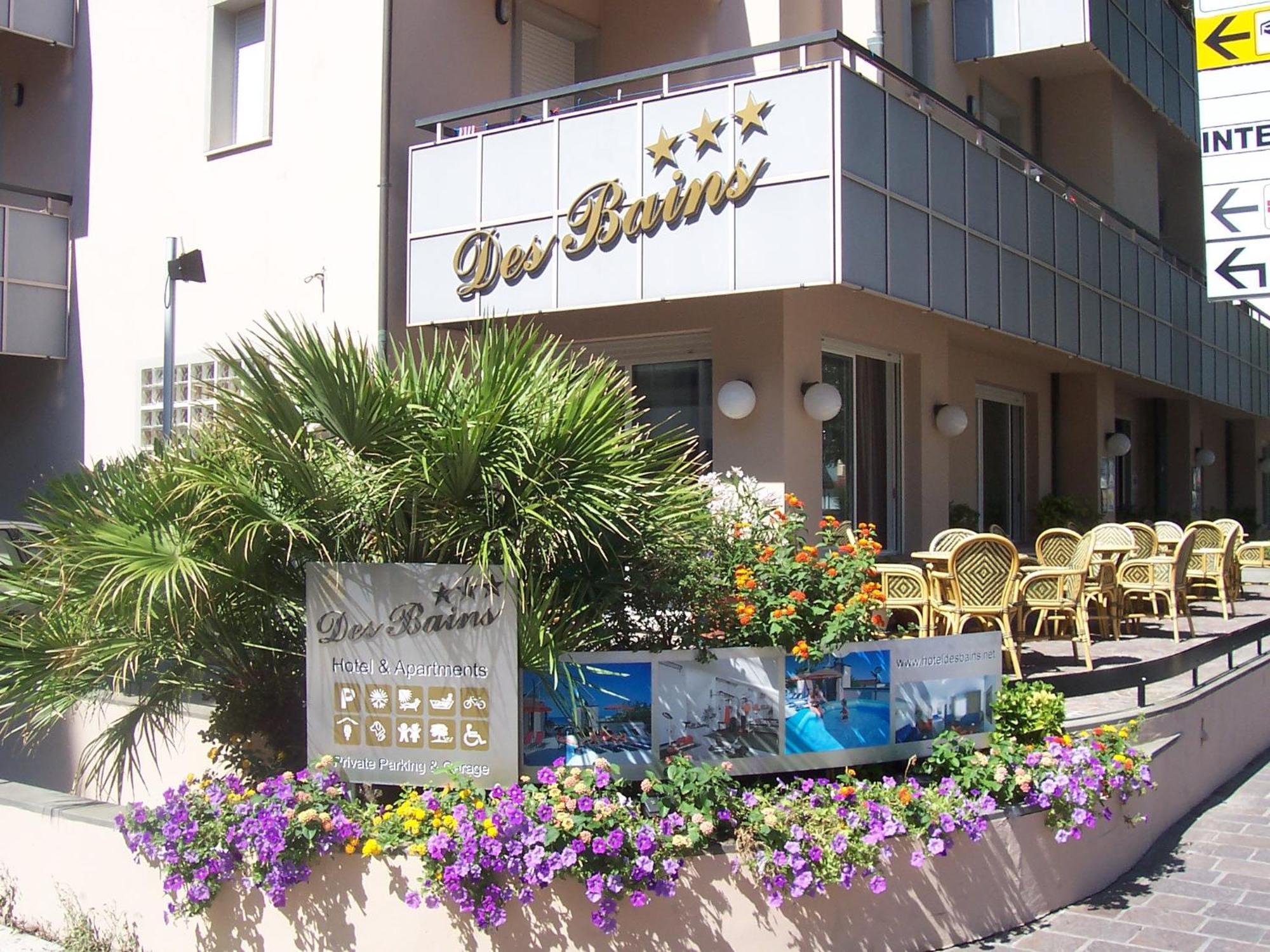 Hotel Des Bains Cattolica Exterior foto