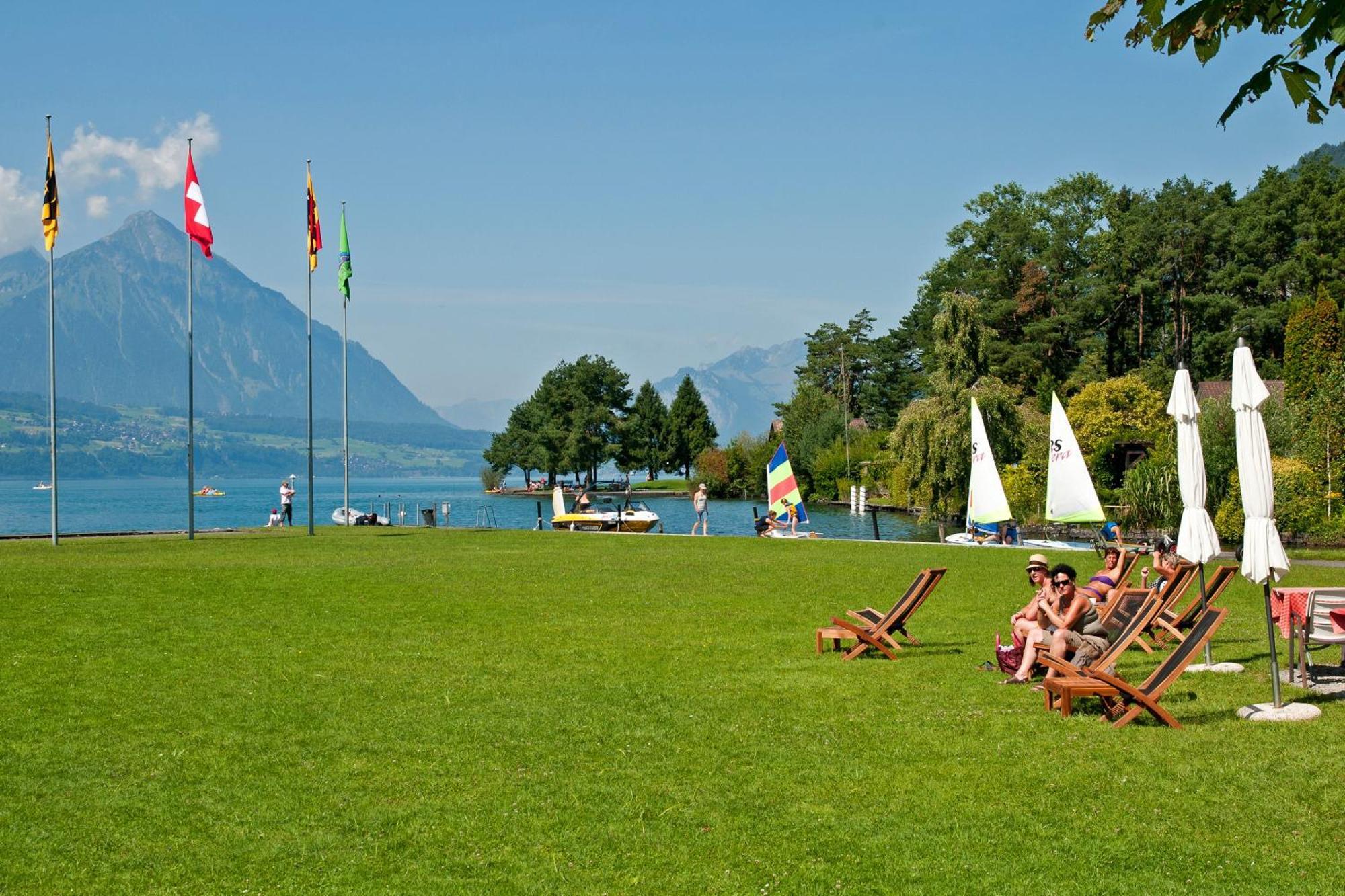 Neuhaus Golf- & Strandhotel Interlaken Exterior foto