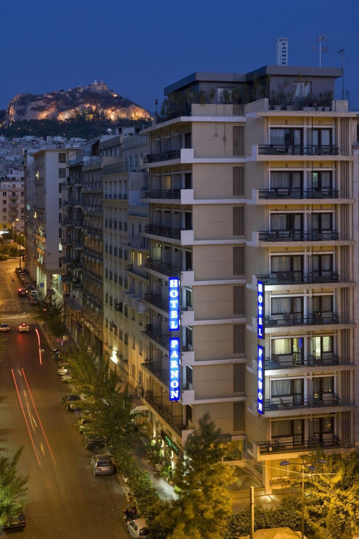 Parnon Hotel Atenas Exterior foto