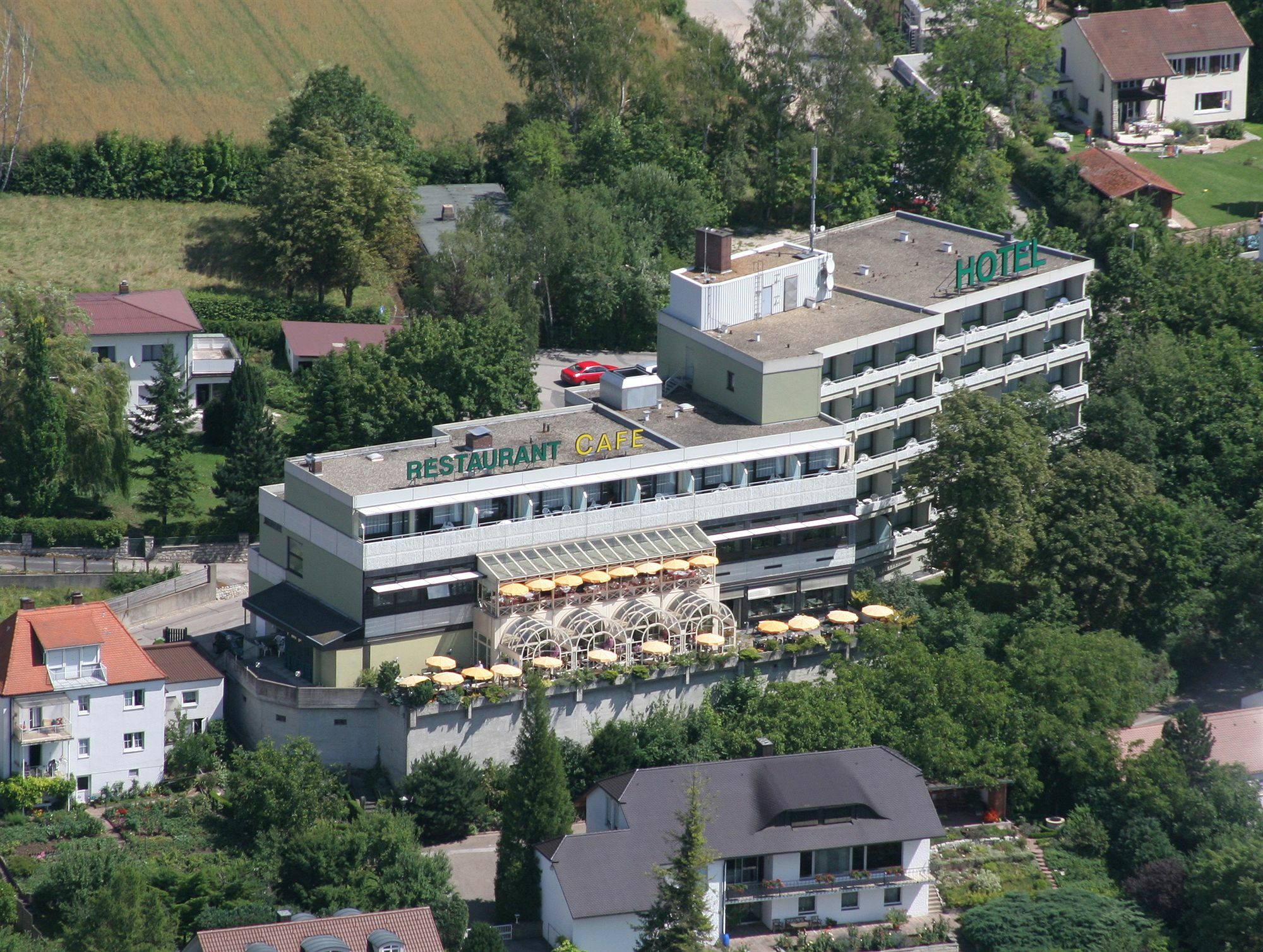 Hotel Am Drechselsgarten Ansbach Exterior foto