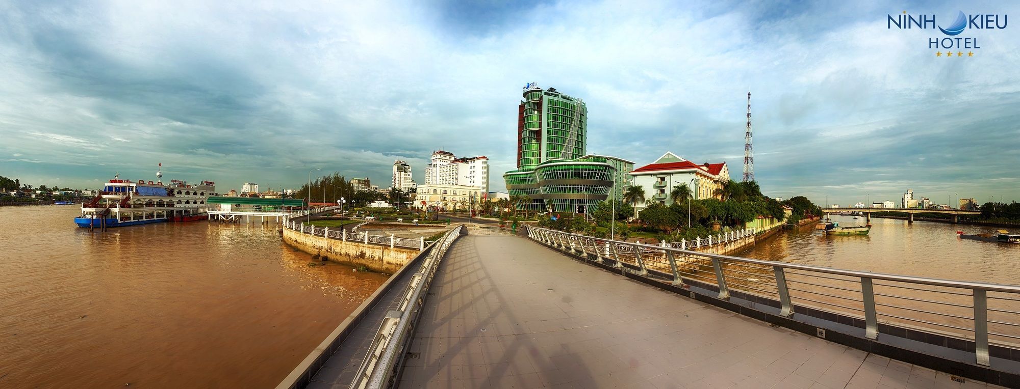 Ninh Kieu Riverside Hotel Can Tho Exterior foto