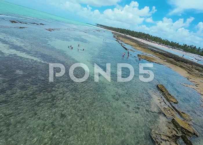 Carneiros Beach Carneiros Beach At Tamandare In Pernambu... | Stock Video | Pond5 photo