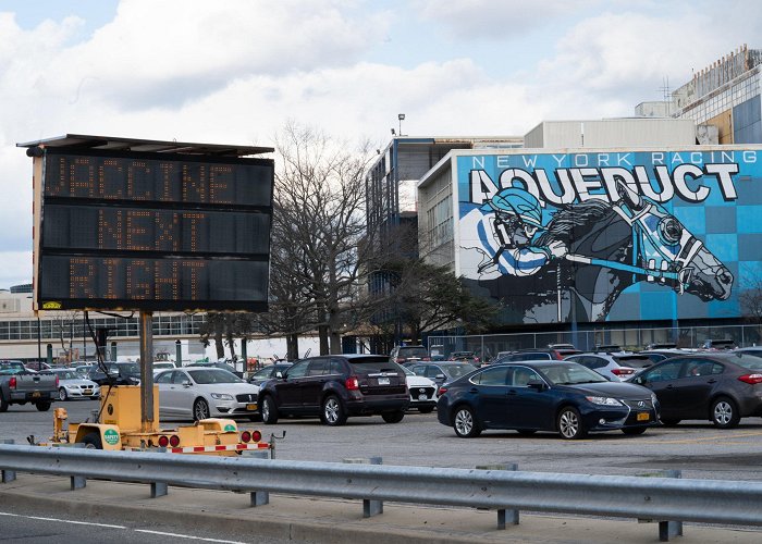 Aqueduct Racetrack Queens elected officials demand priority access for local ... photo