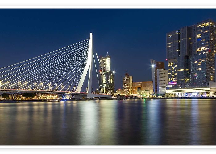 Erasmus Bridge Erasmus Bridge, Rotterdam print by Melanie Viola | Posterlounge photo