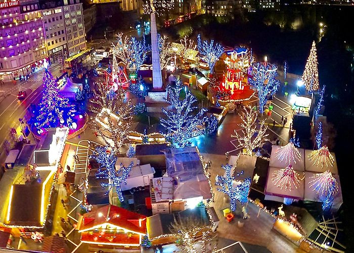 Liège Christmas Market Marché de Noël: Christmas Markets of Alsace France, Liege Belgium ... photo