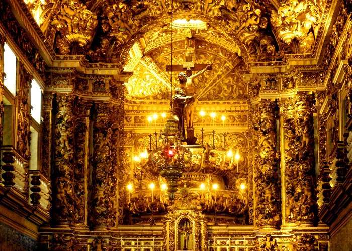 San Francisco church Altar of the San Francisco church and convent, Salvador (Bahia ... photo