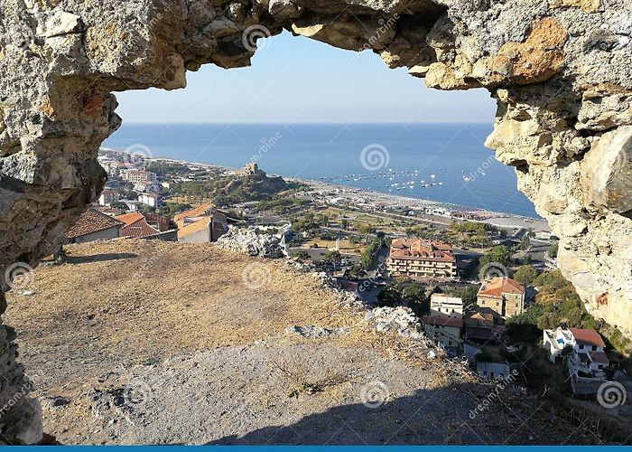 Norman Castle of Cosenza Scalea - Panorama from the Castle Stock Image - Image of town ... photo