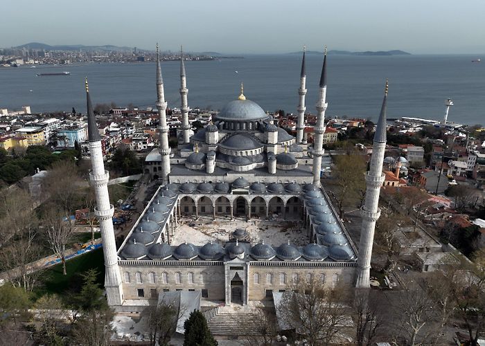 Blue Mosque Blue Mosque in Istanbul reopens for prayer after 6-year ... photo