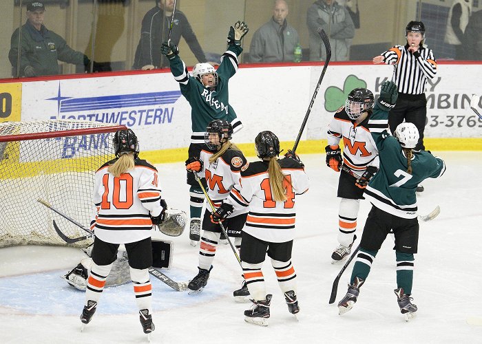 Moorhead Sports Center Roseau nets four second-period goals, charges through rival ... photo