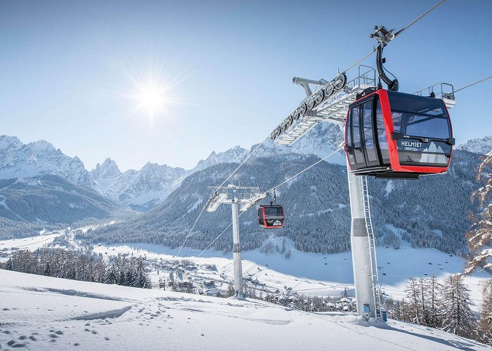 Sexten - Helm cable car Winter holiday in the Dolomites ⛰ Montanaris photo