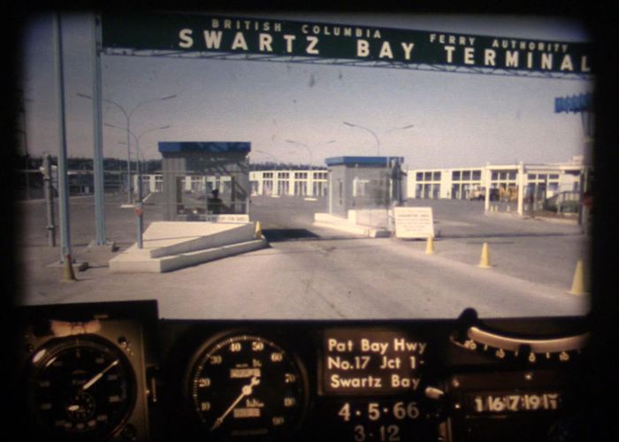 Swartz Bay Ferry Terminal Time Travel from Victoria to Sidney in 1966 | TranBC photo