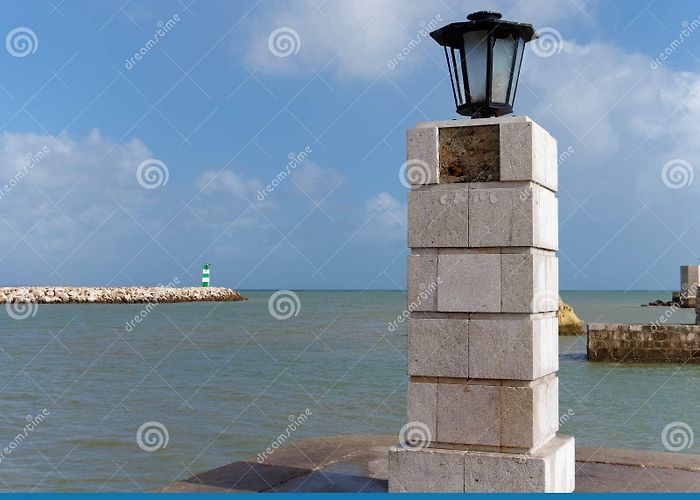 Fortress Ponta da Bandeira LAGOS, ALGARVE/PORTUGAL - MARCH 5 : Lamp Outside Fort Ponta Da B ... photo