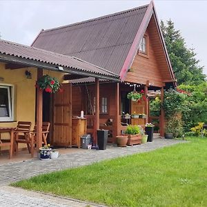 Domek Wakacyjny Kacperek Drewniany Stegna (Pomerania) Exterior photo