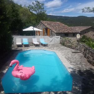 Maison De Charme 3 Etoiles Dans Les Cevennes Avec Terrasse Et Piscine Privee Cros (Gard) Exterior photo