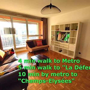 4 Min Walk To Metro, 60M², Renovated, La Defense Puteaux Exterior photo