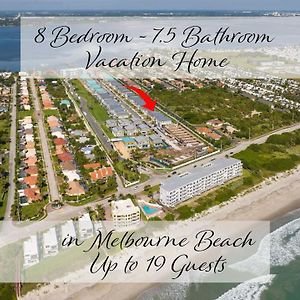 Wonderful 8Bd7Ba Melbourne Beach W Pool Dock & Beach Exterior photo