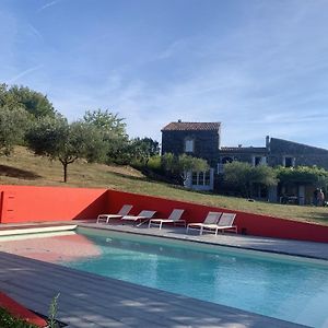 Maison Spacieuse Avec Piscine A Saint Lager Bressac Saint-Lager-Bressac Exterior photo