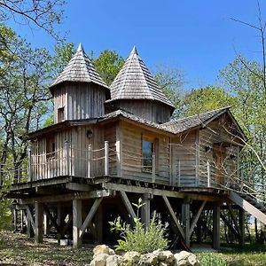 Chateau Feerique A La Cime Des Arbres Magnac-Lavalette-Villars Exterior photo