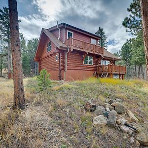 Rustic Ward Retreat With Deck And Mountain Views! Exterior photo