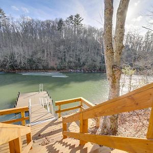 Lakeside Cashiers Cabin With Private Boat Dock! Cullowhee Exterior photo