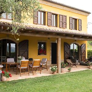 Lolia Farmhouse With Olive Grove And Hot Tub Montegallo (Ancona) Exterior photo