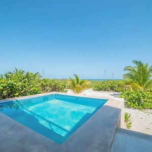 Beachfront Villas With Private Pool Steps To The Sea! Pueblo Chicxulub Exterior photo