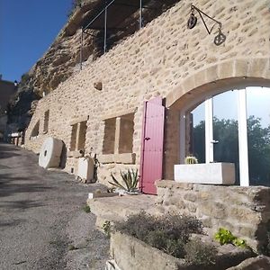 Studio Troglodyte En Provence Cornillon-Confoux Exterior photo