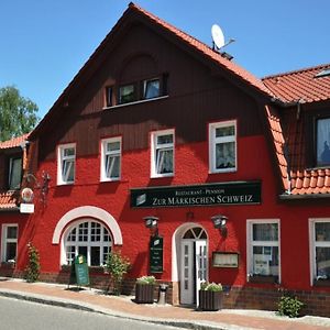 Hotel & Restaurant Markische Schweiz Buckow Exterior photo
