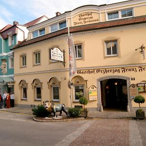 Gasthof Erzherzog Franz Ferdinand Markt Sankt Florian Exterior photo