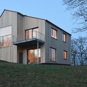 Moderner Holzhausneubau In Der Eifel Schutz Exterior photo