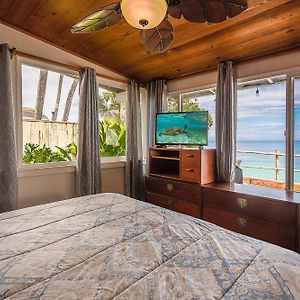 Hawaii Oceanfront Beach House Paradise On The Beach Family Activities Haleiwa Exterior photo