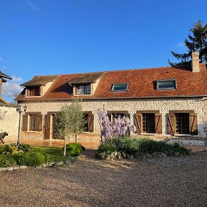 Grande Maison En Bord De Seine Muids Exterior photo