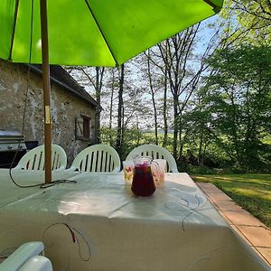 Ancien Moulin Avec Piscine, Terrasse, Jardin Privatif Et Petite Ile - Pres Des Etangs De La Brenne - Fr-1-591-159 Prissac Exterior photo