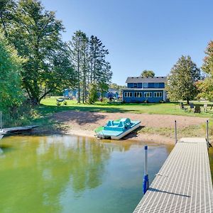 Lakefront Cabin With Fire Pit In Frederic! Luck Exterior photo