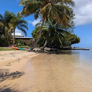 Raiatea - The Beach House - Plage Sur Le Lagon ! Tevaitoa Exterior photo