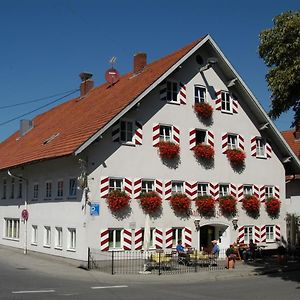 Gasthaus Zur Post Waal Exterior photo