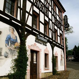 Landhotel Goldener Becher Limbach-Oberfrohna Exterior photo