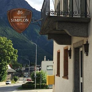 Gasthaus - Restaurant Simplon Va Hie Brig Exterior photo